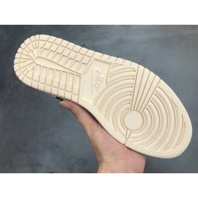 Jordan 1 Mid Barely Orange Light Violet (W) (Mid Quality)