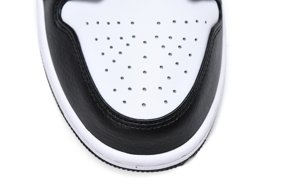 Jordan 1 Mid Black Chile Red White (Mid Quality)