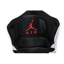 Jordan 1 Mid Black Chile Red White (Mid Quality)