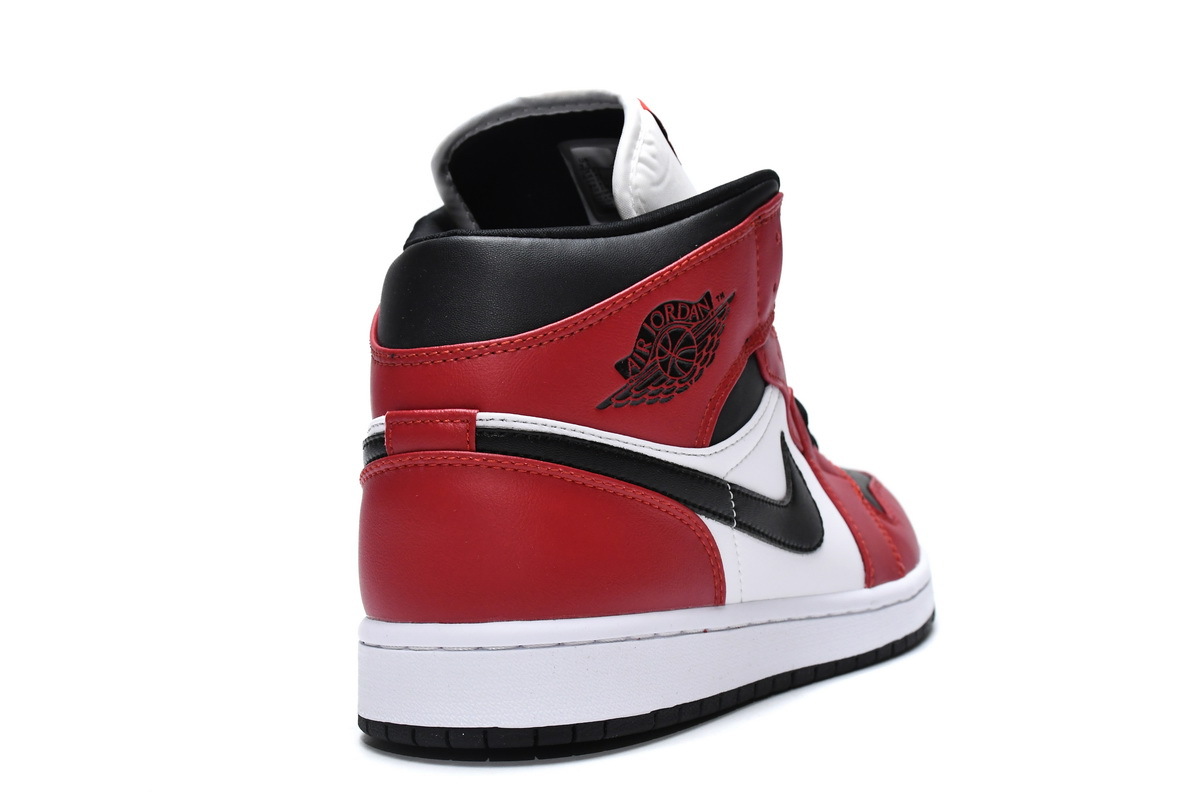 Jordan 1 Mid Chicago Toe (Mid Quality)