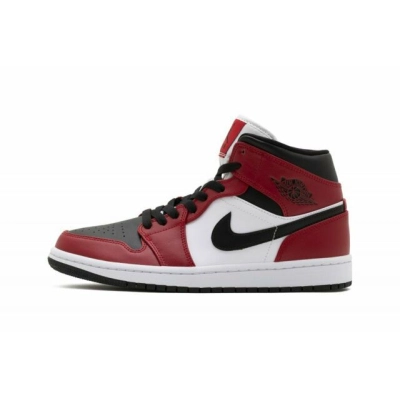 Jordan 1 Mid Chicago Toe (Top Quality)