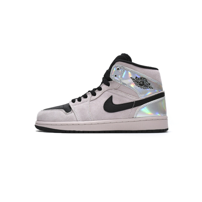 Jordan 1 Mid Dirty Powder Iridescent (W) (Mid Quality)