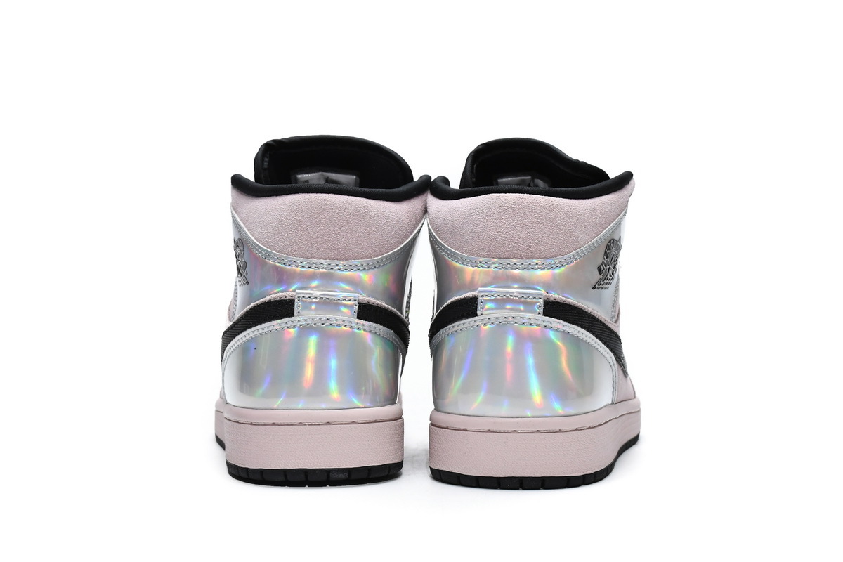 Jordan 1 Mid Dirty Powder Iridescent (W) (Mid Quality)