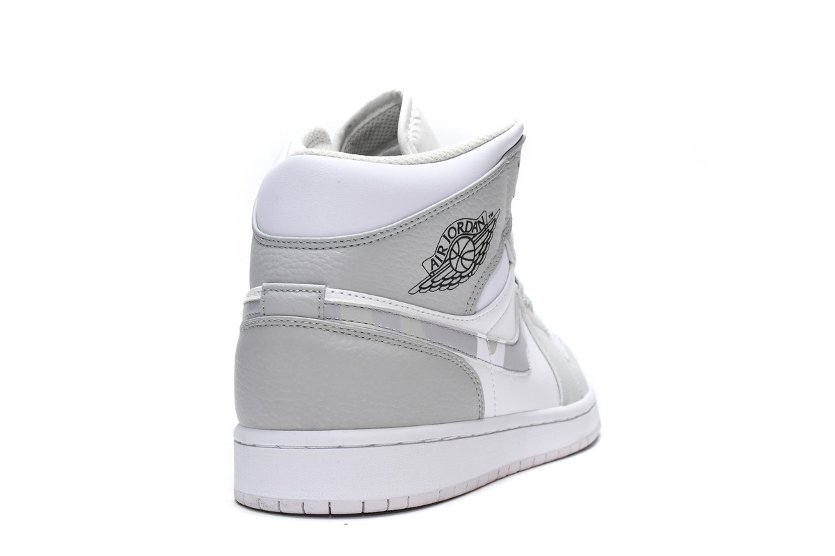 Jordan 1 Mid Grey Camo (Mid Quality)