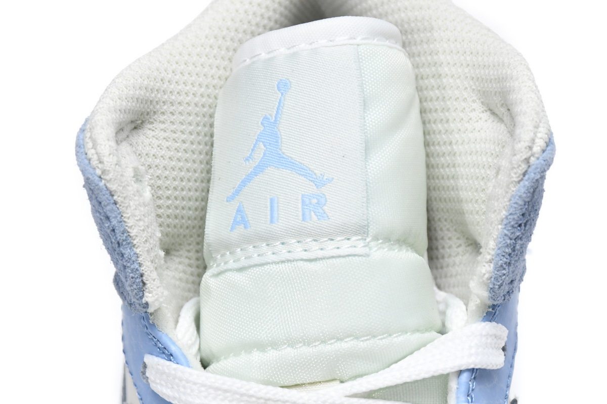 Jordan 1 Mid Mixed Textures Blue (Mid Quality)