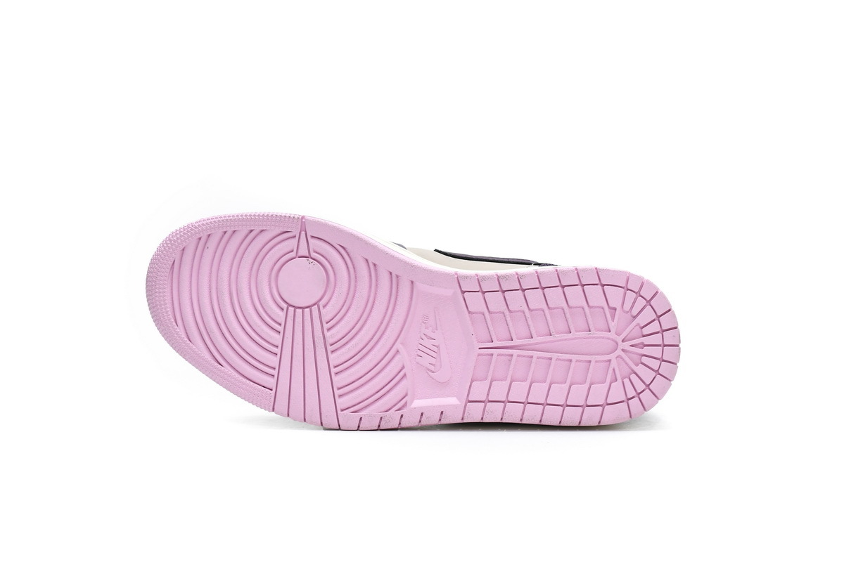 Jordan 1 Mid Pro Purple Desert Sand (GS) (Mid Quality)