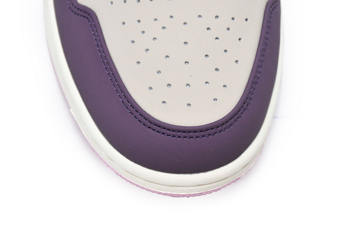 Jordan 1 Mid Pro Purple Desert Sand (GS) (Mid Quality)