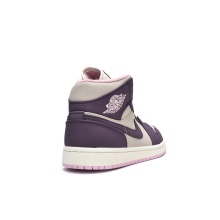 Jordan 1 Mid Pro Purple Desert Sand (GS) (Mid Quality)