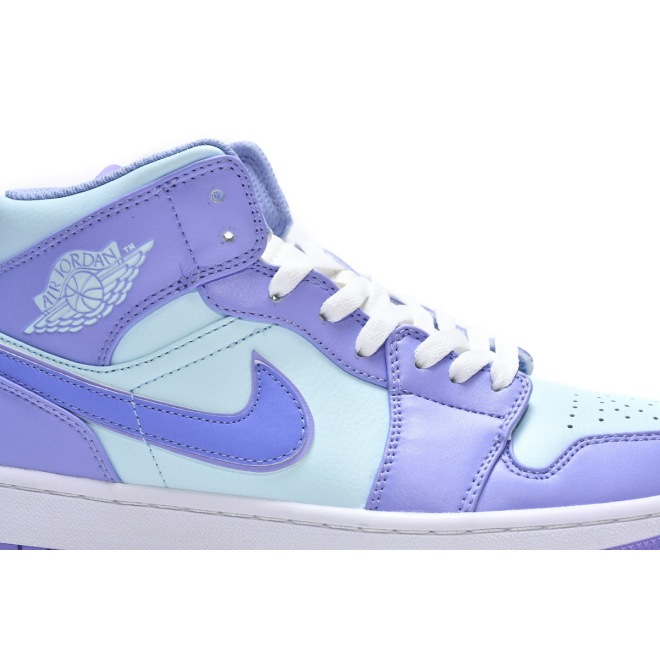 Jordan 1 Mid Purple Aqua (Mid Quality)