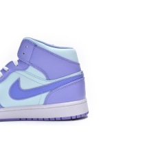 Jordan 1 Mid Purple Aqua (Mid Quality)