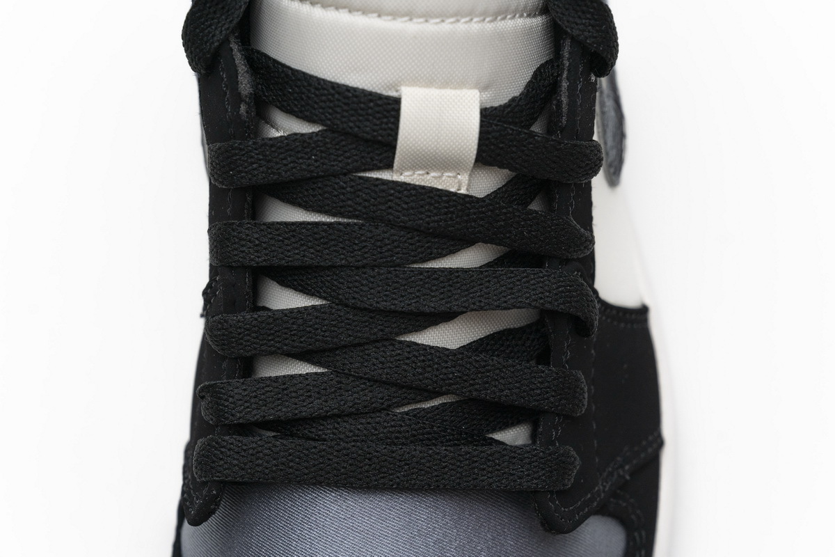 Jordan 1 Mid Satin Grey Toe (Mid Quality)