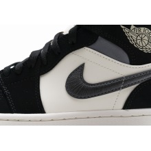 Jordan 1 Mid Satin Grey Toe (Mid Quality)
