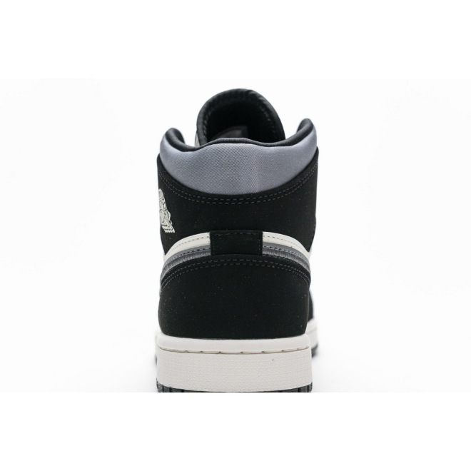 Jordan 1 Mid Satin Grey Toe (Mid Quality)