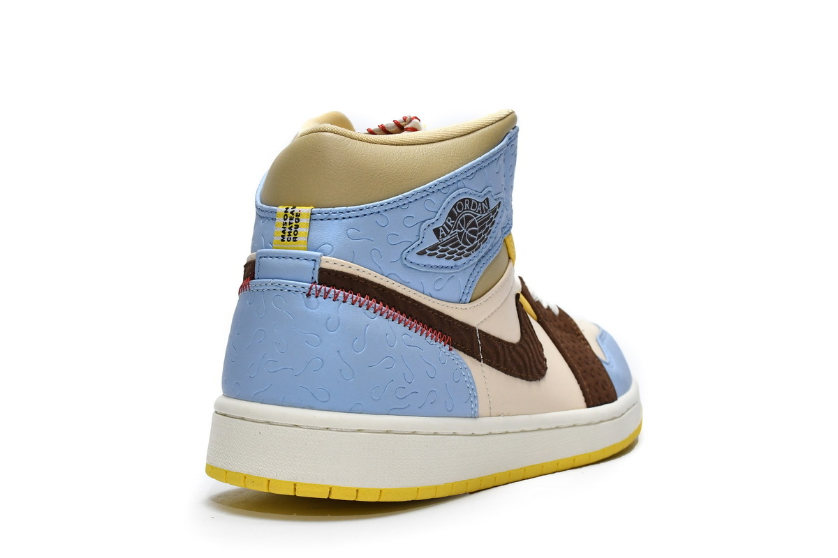 Jordan 1 Mid SE Fearless Maison Chateau Rouge (Mid Quality)