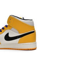 Jordan 1 Mid SE Lakers (Mid Quality)