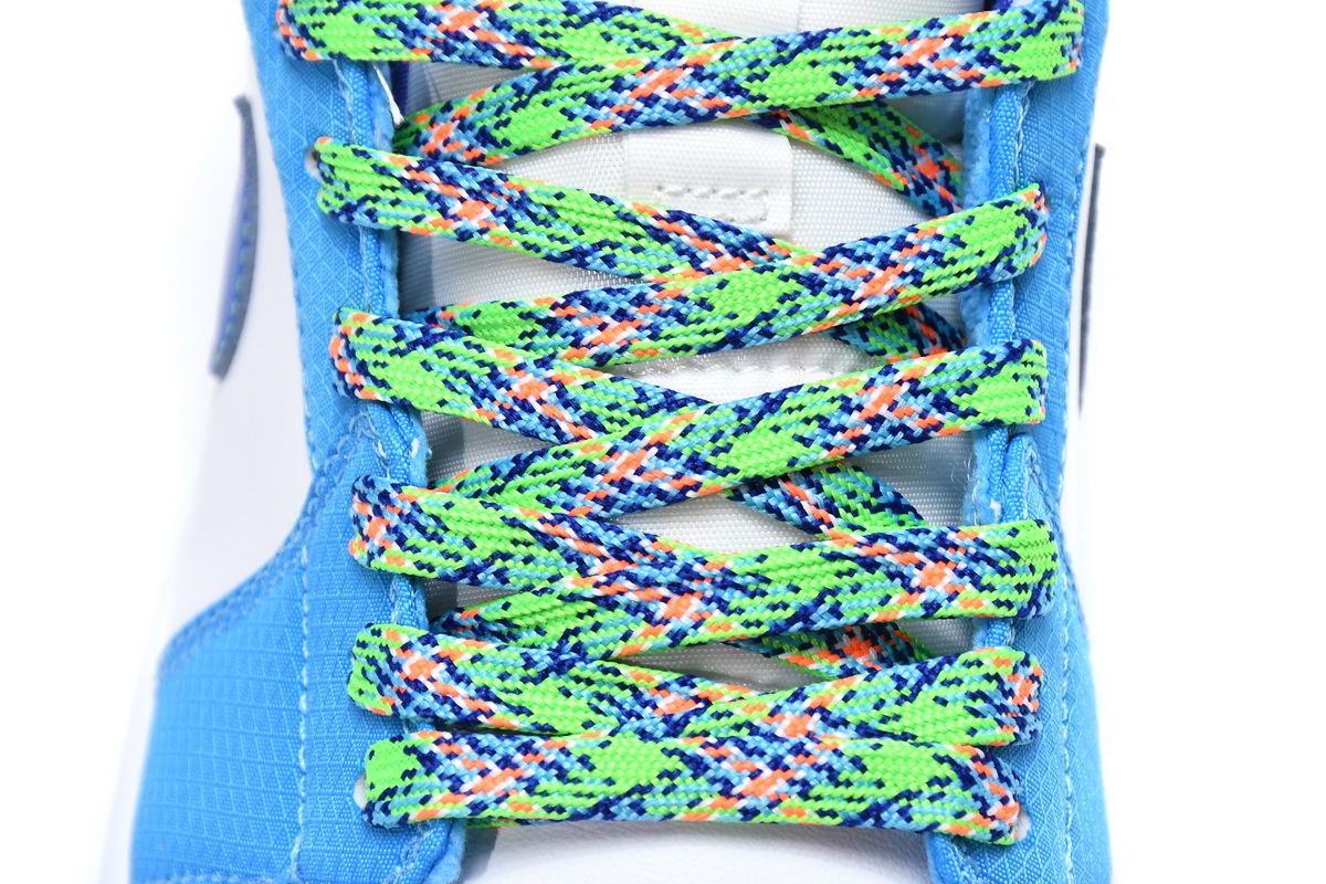 Jordan 1 Mid Sprite Blue (GS) (Mid Quality)