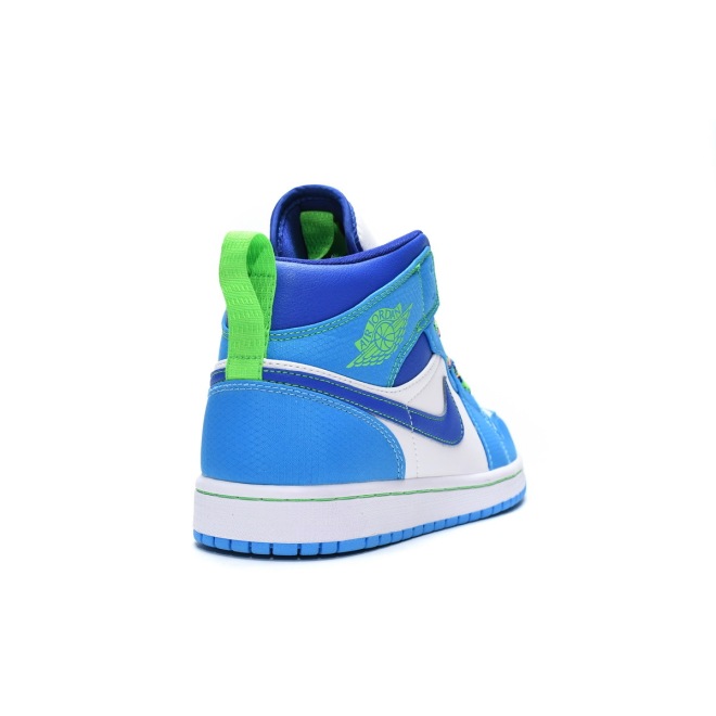Jordan 1 Mid Sprite Blue (GS) (Mid Quality)