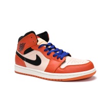 Jordan 1 Mid Team Orange Black (Mid Quality)
