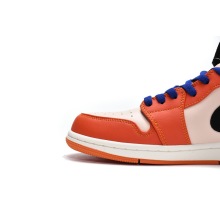 Jordan 1 Mid Team Orange Black (Mid Quality)