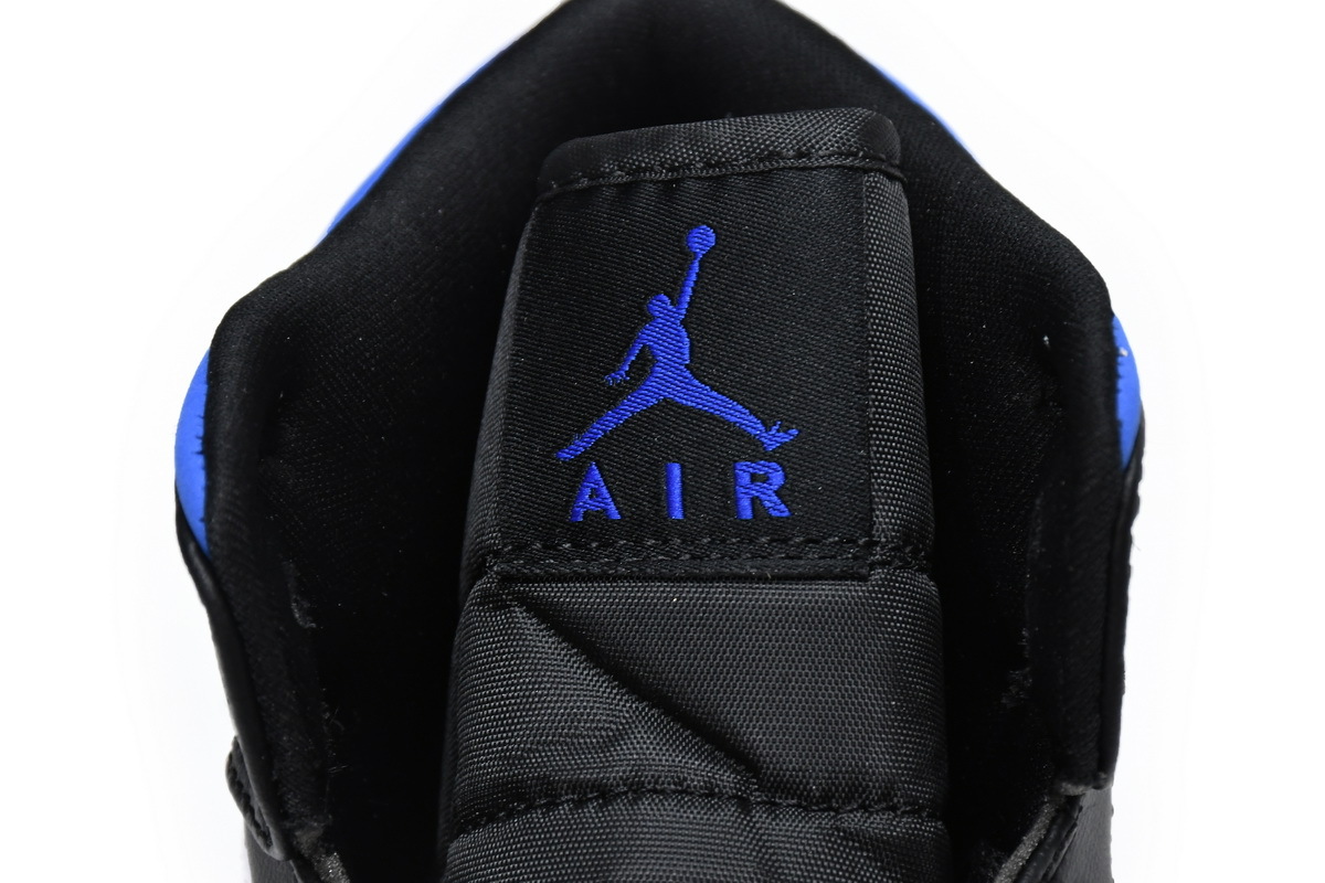 Jordan 1 Mid White Black Racer Blue (Mid Quality)