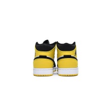 Jordan 1 Mid Yellow Toe Black (Mid Quality)