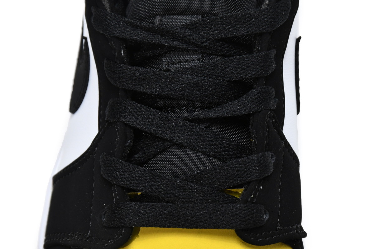 Jordan 1 Mid Yellow Toe Black (Mid Quality)