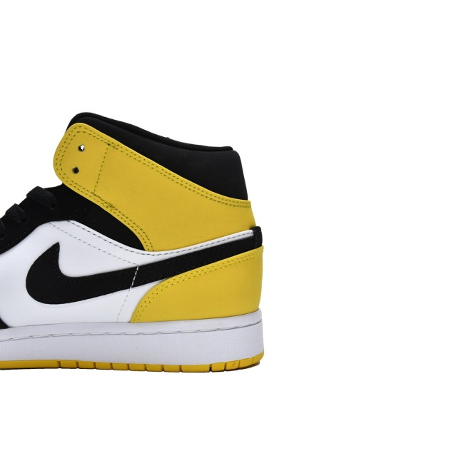 Jordan 1 Mid Yellow Toe Black (Mid Quality)