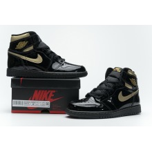 Jordan 1 Retro High Black Metallic Gold (2020) (Top Quality)