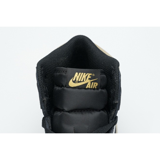 Jordan 1 Retro High Black Metallic Gold (2020) (Top Quality)