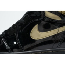 Jordan 1 Retro High Black Metallic Gold (2020) (Top Quality)