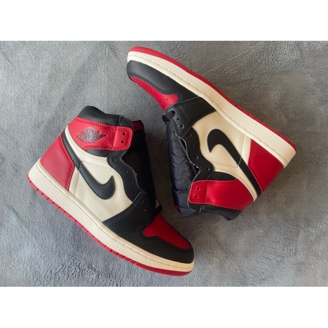 Jordan 1 Retro High Bred Toe (Mid Quality)
