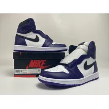 Jordan 1 Retro High Court Purple White (Mid Quality)