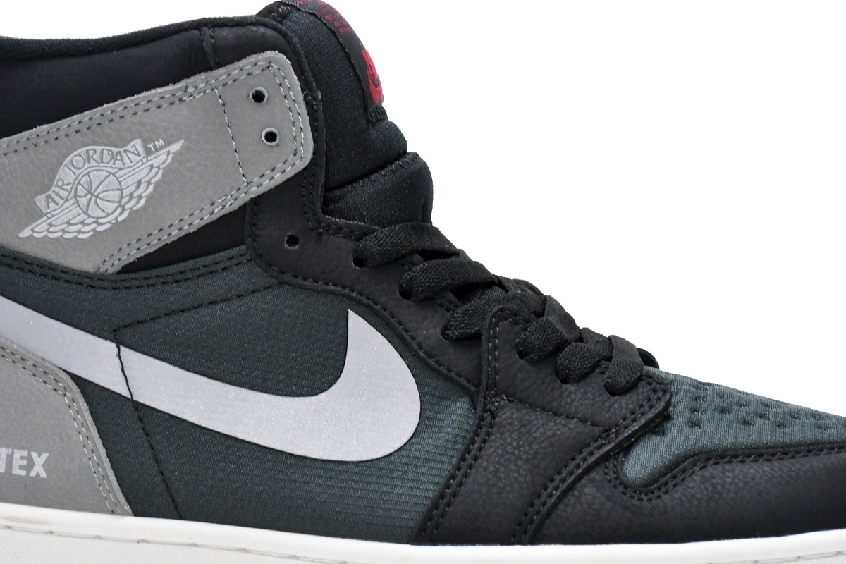 Jordan 1 Retro High Element Gore-Tex Black Particle Grey (Mid Quality)