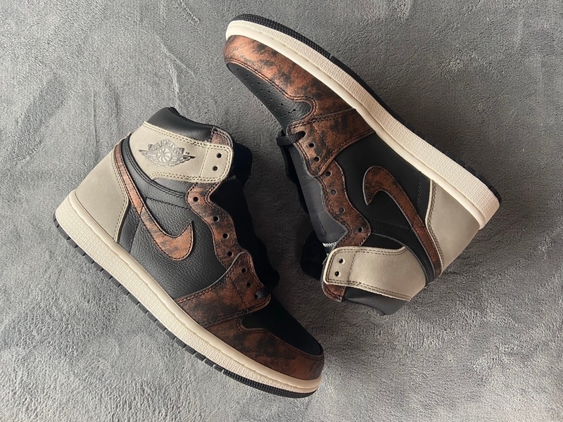 Jordan 1 Retro High Light Army Rust Shadow Patina (Mid Quality)