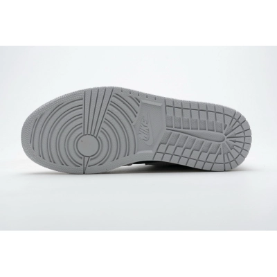 Jordan 1 Retro High Neutral Grey Hyper Crimson (Mid Quality)