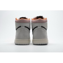 Jordan 1 Retro High Neutral Grey Hyper Crimson (Mid Quality)