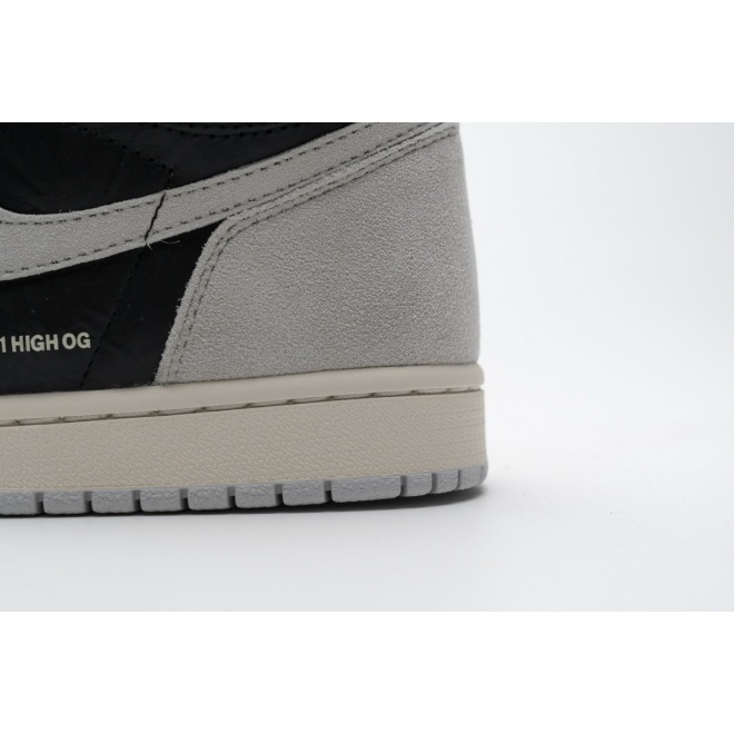 Jordan 1 Retro High Neutral Grey Hyper Crimson (Mid Quality)