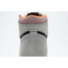 Jordan 1 Retro High Neutral Grey Hyper Crimson (Mid Quality)