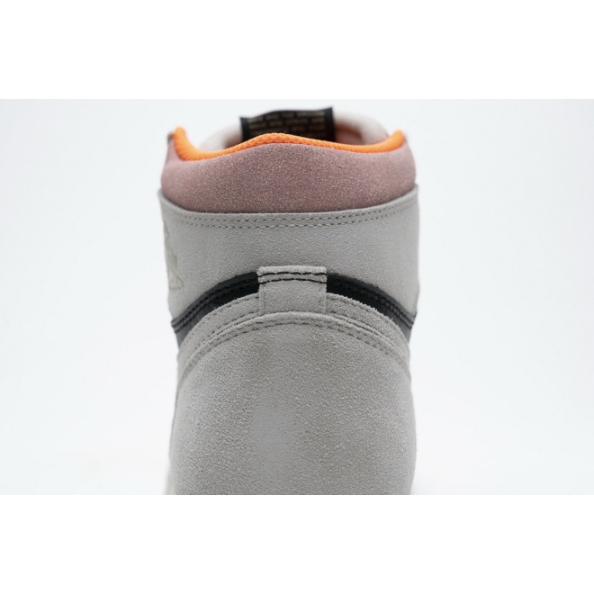 Jordan 1 Retro High Neutral Grey Hyper Crimson (Mid Quality)