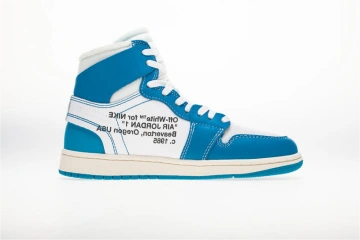 Jordan 1 Retro High Off-White University Blue (Top Quality)