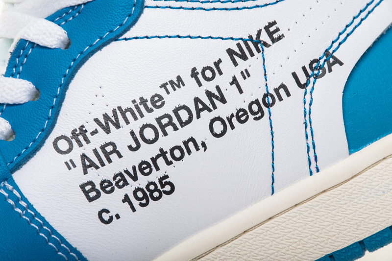 Jordan 1 Retro High Off-White University Blue (Top Quality)
