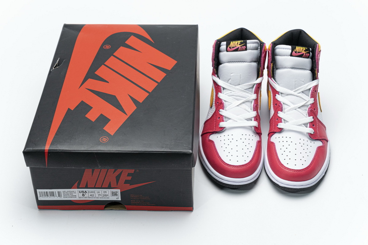 Jordan 1 Retro High OG Light Fusion Red (Mid Quality)