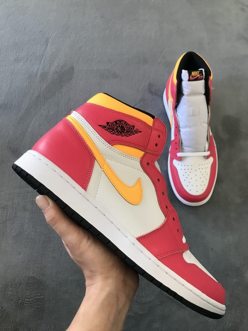 Jordan 1 Retro High OG Light Fusion Red (Top Quality)