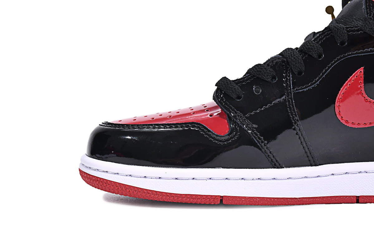Jordan 1 Retro High OG Patent Bred (Mid Quality)