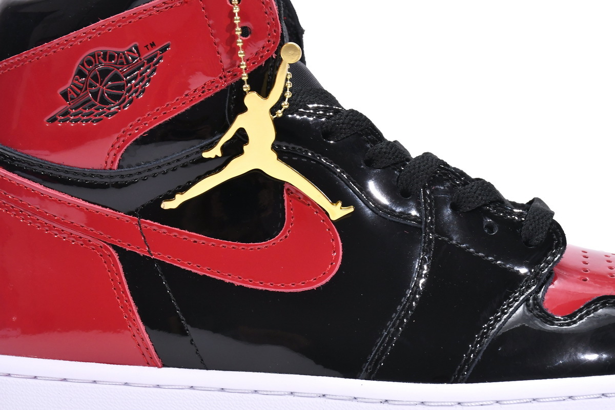 Jordan 1 Retro High OG Patent Bred (Mid Quality)