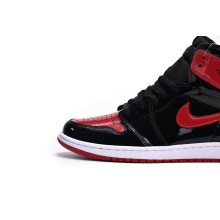 Jordan 1 Retro High OG Patent Bred (Top Quality)