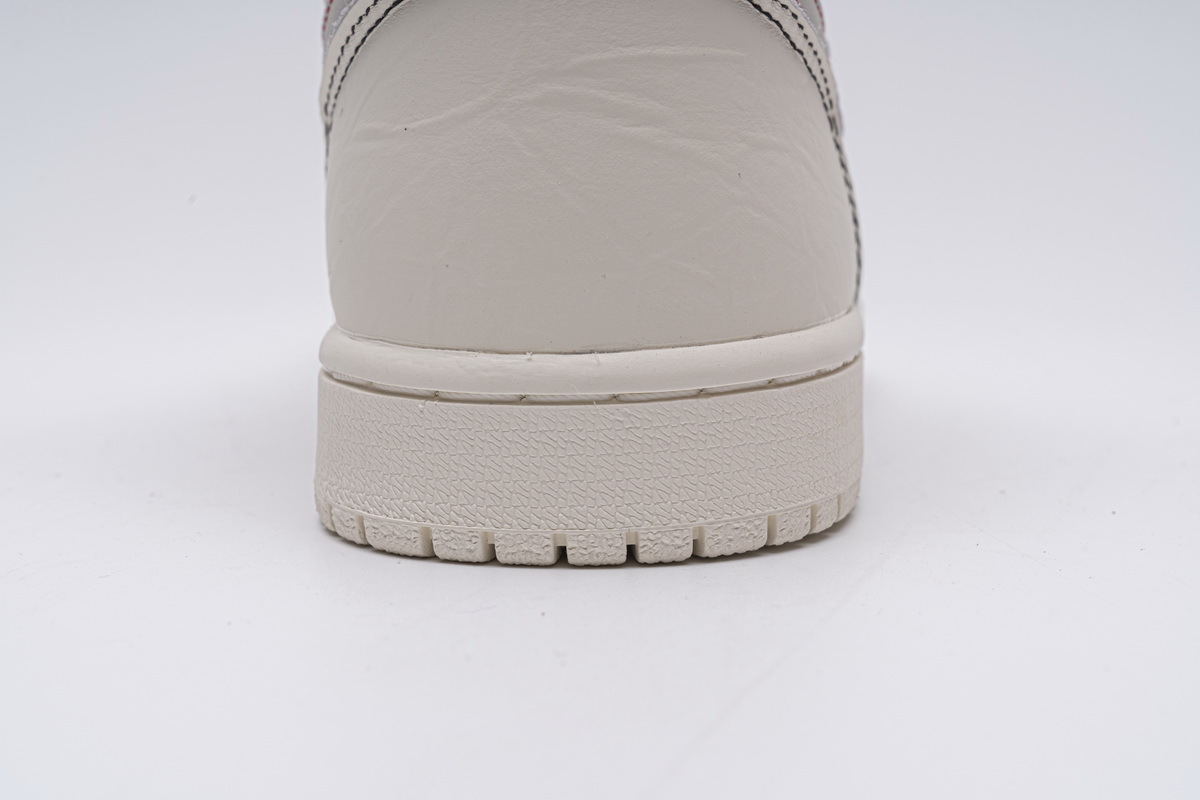 Jordan 1 Retro High Phantom Gym Red (Mid Quality)