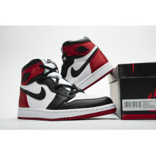 Jordan 1 Retro High Satin Black Toe (W) (Top Quality)
