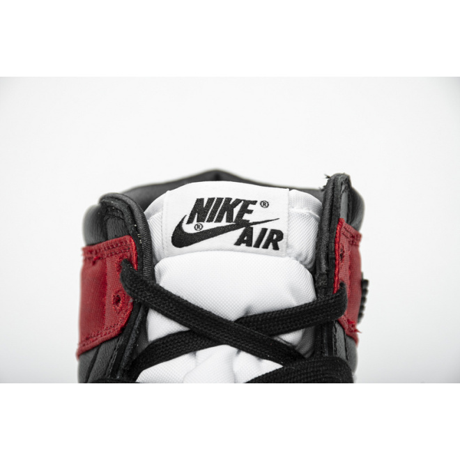 Jordan 1 Retro High Satin Black Toe (W) (Top Quality)