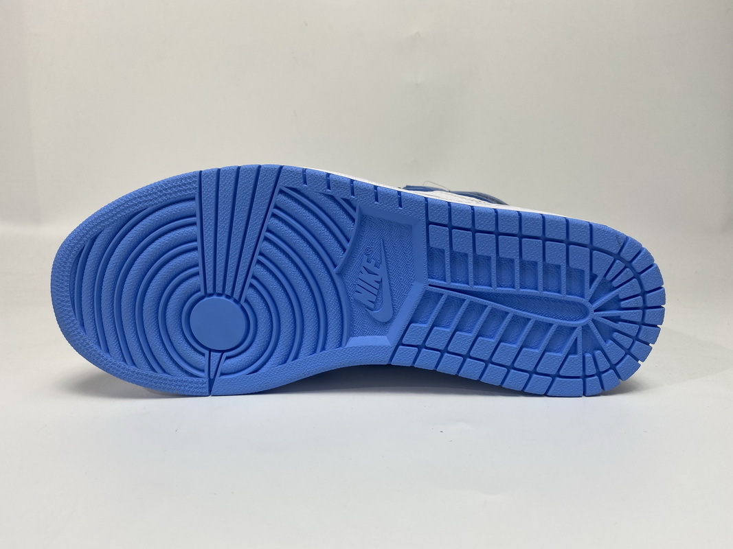 Jordan 1 Retro High White University Blue Black (Mid Quality)